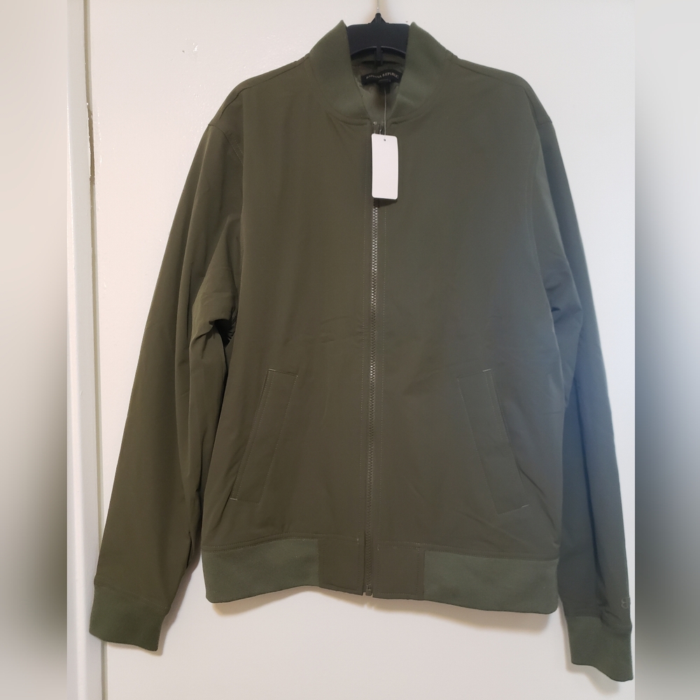 Banana Republic Men's Olive Green Bomber Jacket